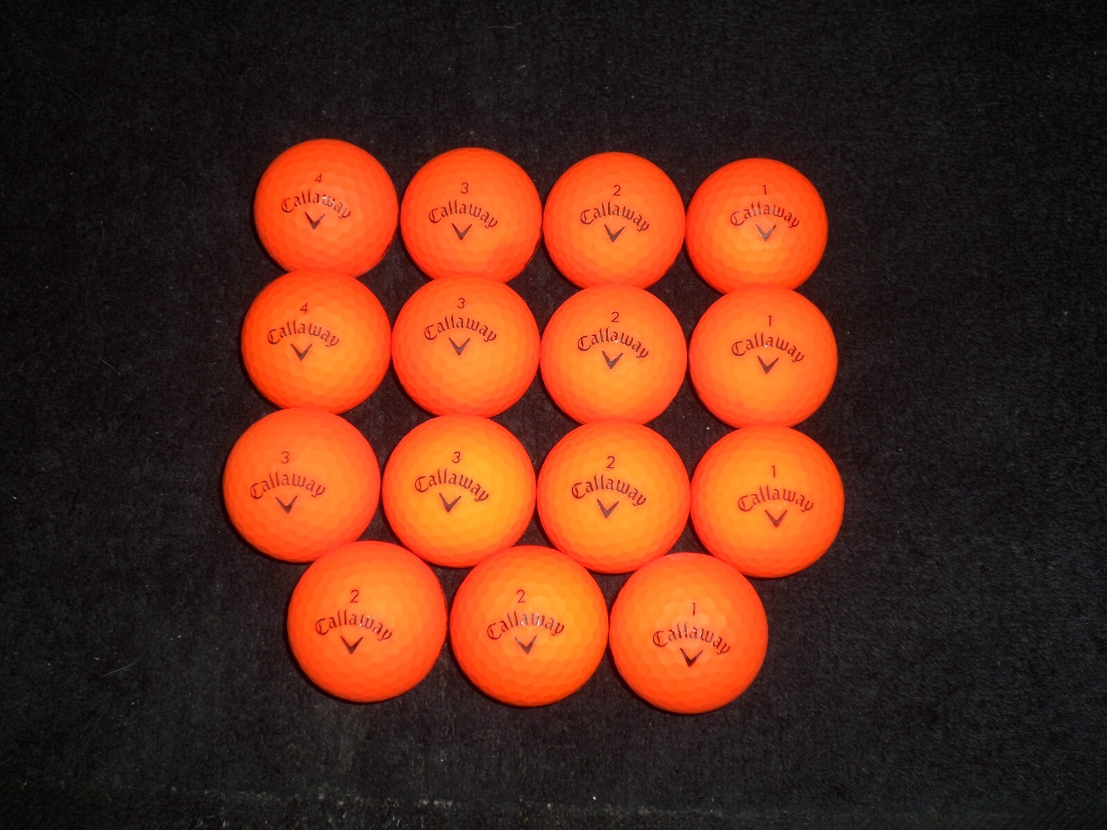 15 Orange Callaway SuperSoft Matte Golf Balls