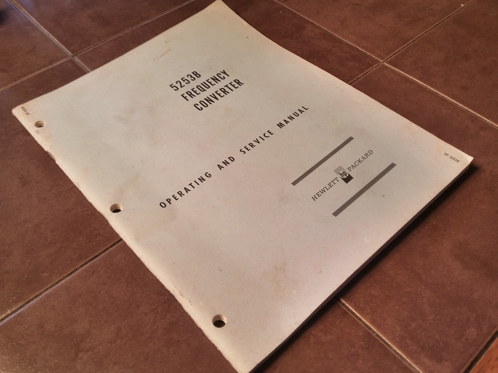 HP 5253B Operating & Service Manual