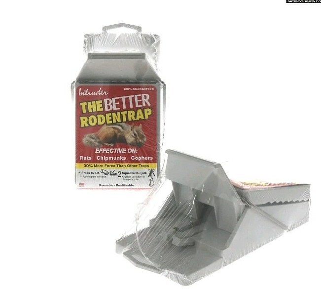2 Large Rodent Pest Rat Traps Reusable ~ New