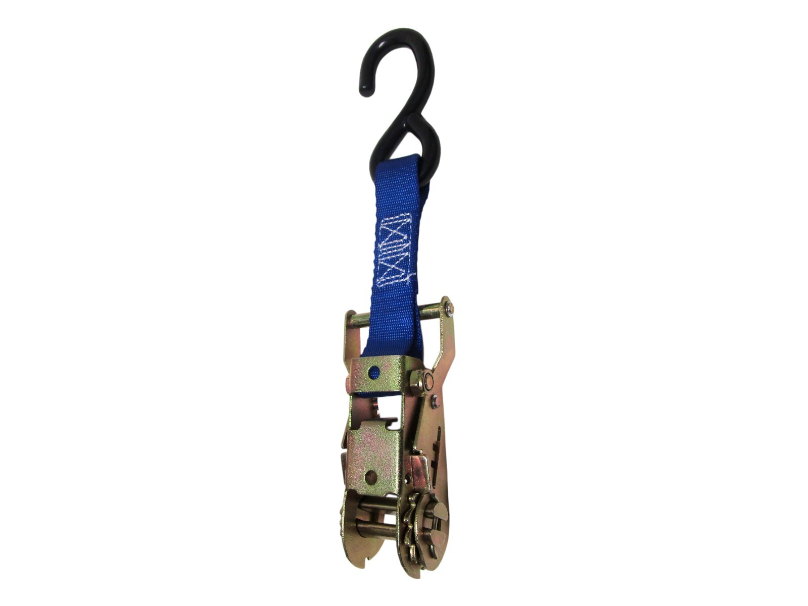 1" x 12' FT Tie Down Strap Ratchet with S Hook for Cargo Transport 2 Pack