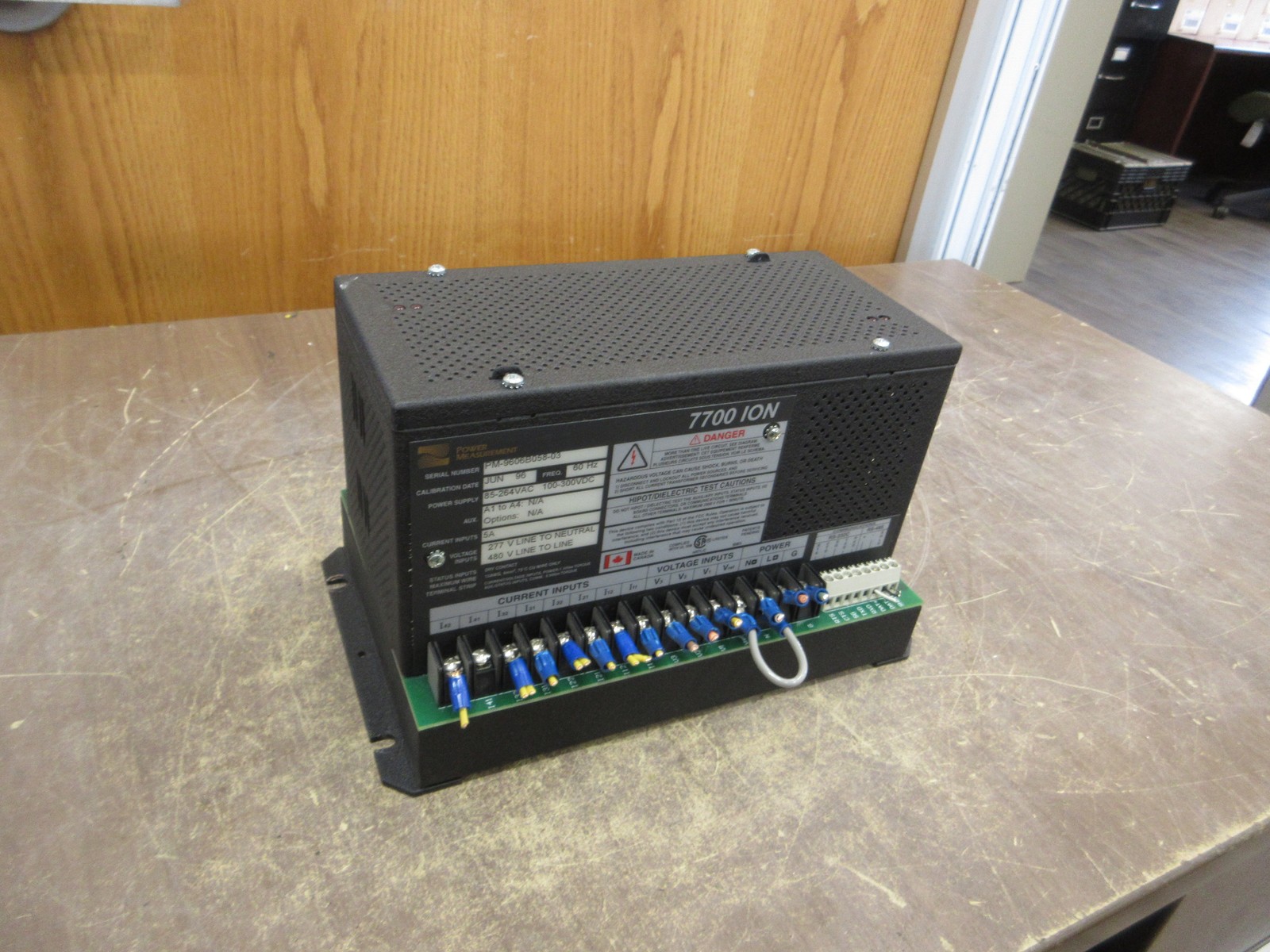 Power Measurement Power Meter 7700 ION 85-264VAC 100-300VDC Used