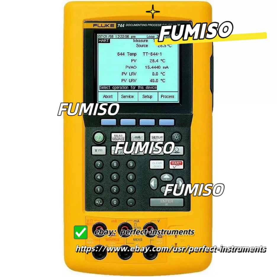 1pc Used Fluke 744 Process Calibrator Expedited Express free shipping#per