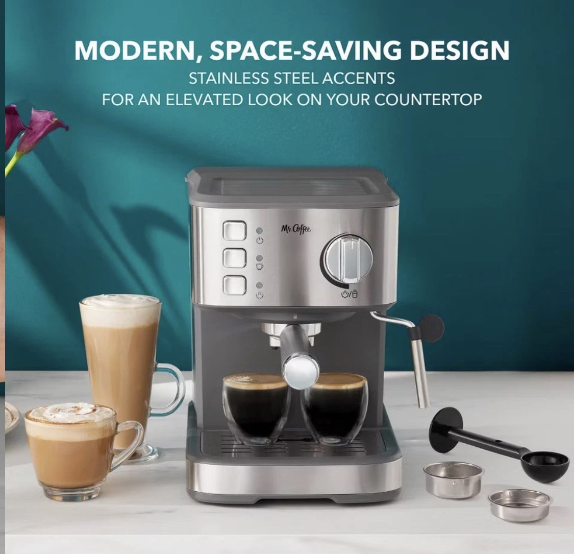 Mr. Coffee Compact Espresso Maker