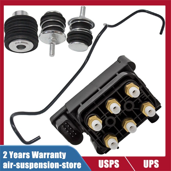 5PCS Air Suspension Compressor Valve Block Air Pipe Fit Porsche Cayenne 955 958