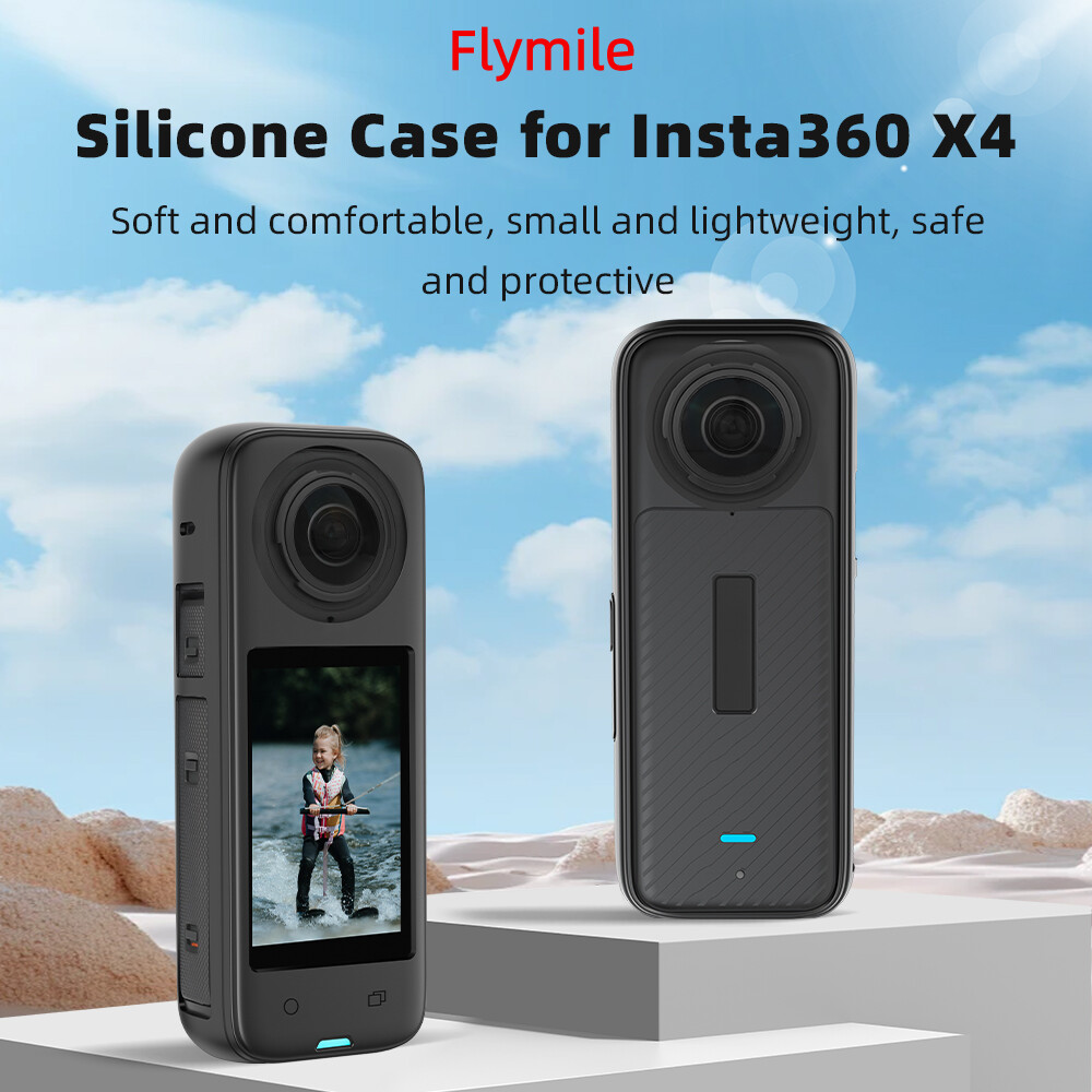Camera Body Drop and Scratch Protection Silicone Case Accessory For Insta360 X4