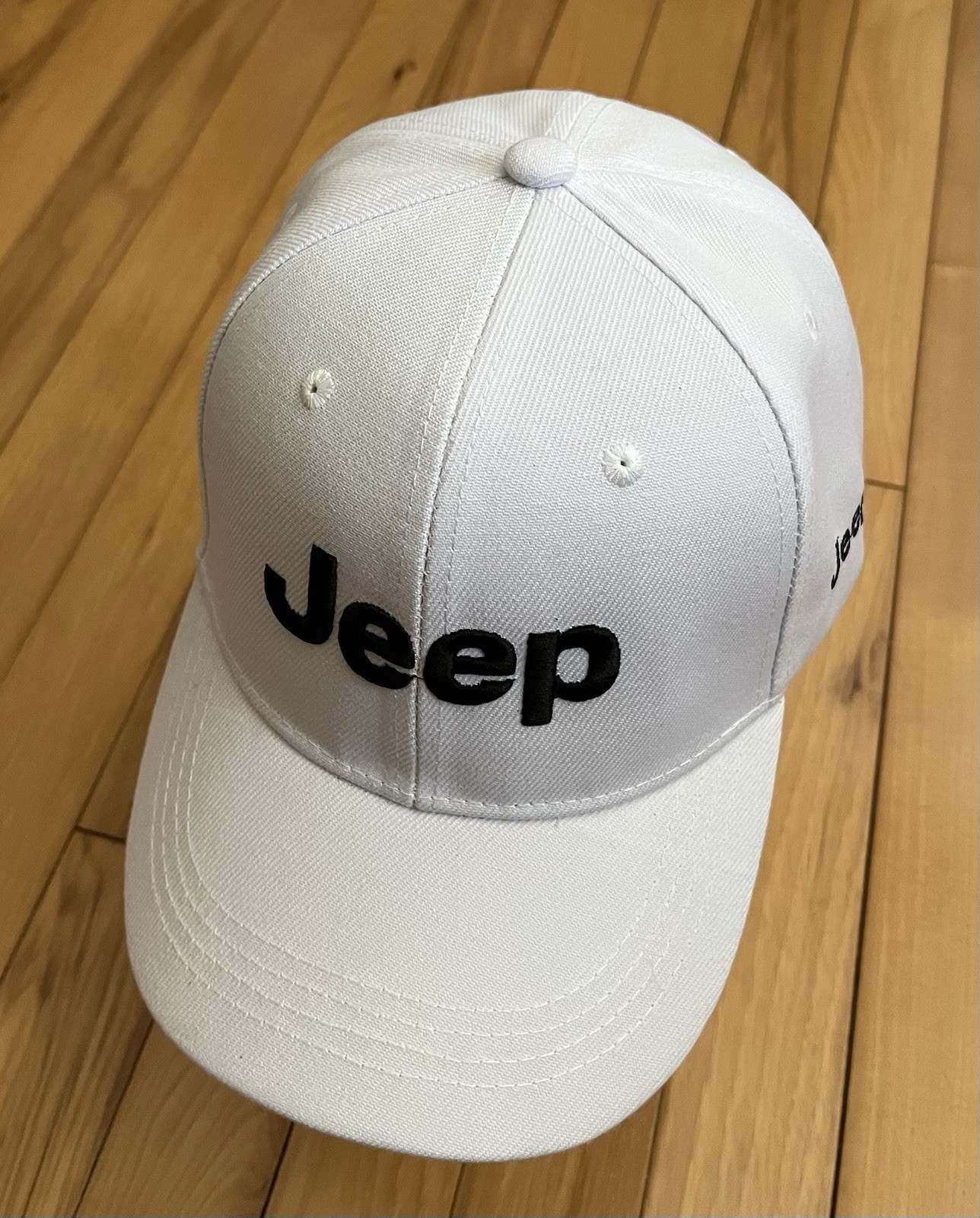 Embroidered Symbol Jeep Baseball Cap(White) Hat Men Women Outdoor Sports.