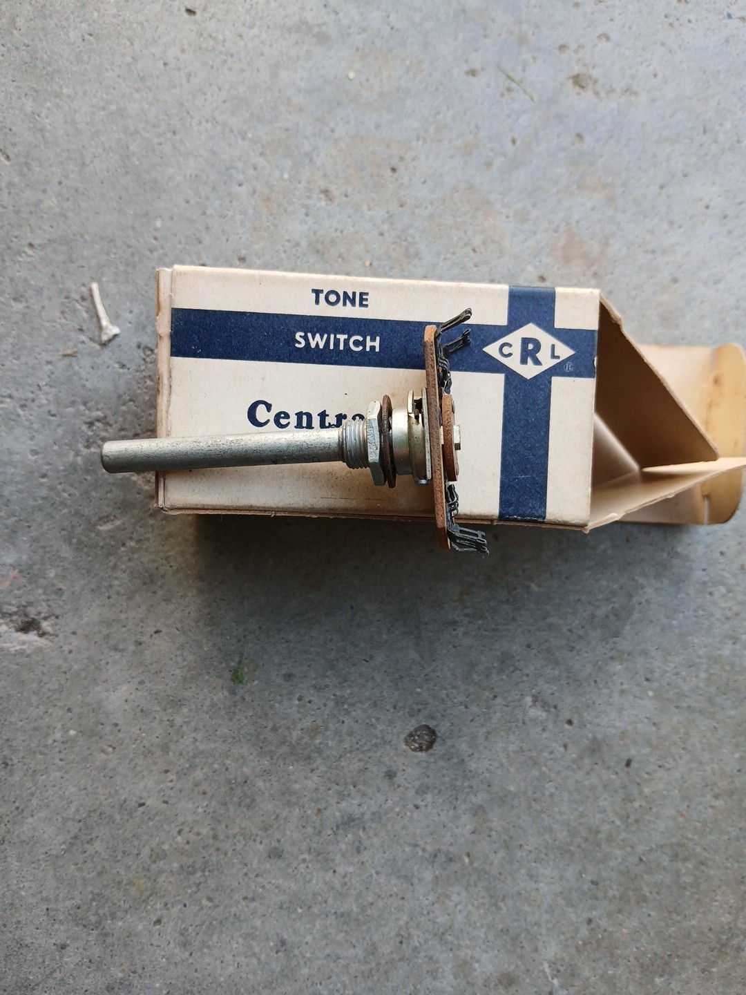 NOS Centralab Tone Switch 1464, 2 POL - 2 POS, Non-Shorting, SPR-RET, NOS