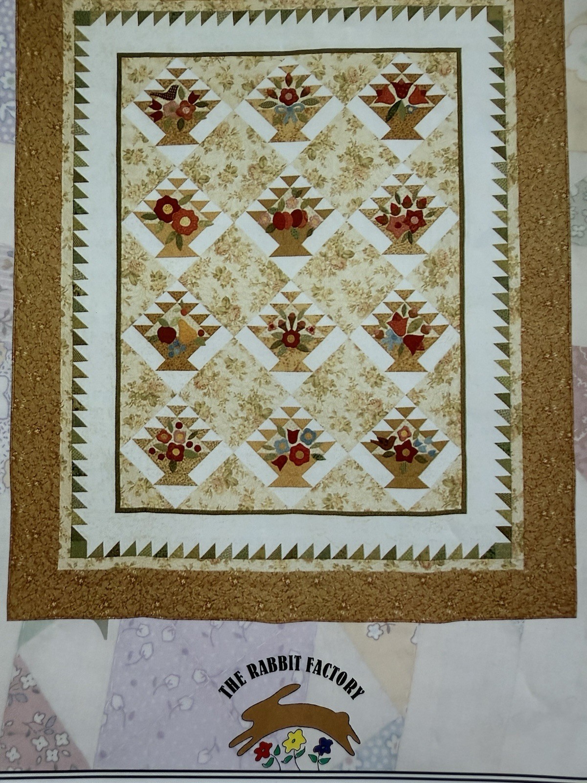 BOUNTIFUL BASKETS Quilt Pattern By The Rabbit Factory Designed By Lydia Quigley