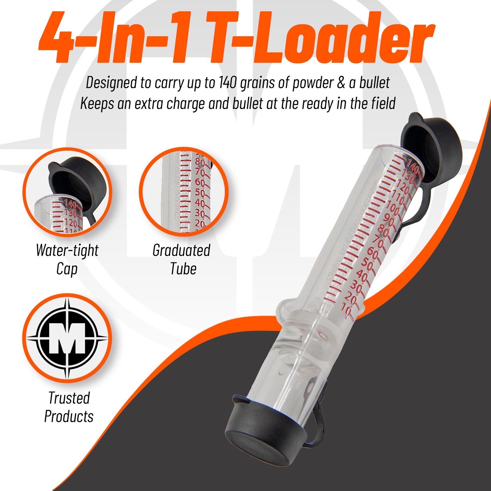 Muzzle-Loaders 4-in-1 T Loader - Muzzleloader 4 in 1 Speed Loader - MZ1509