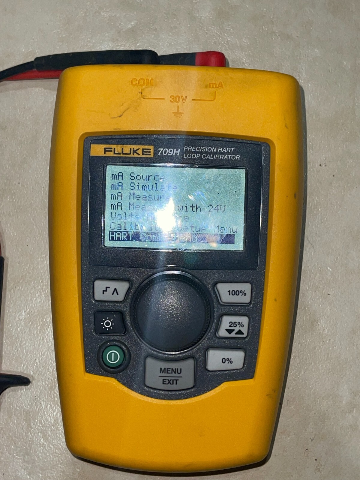 Fluke 709H Precision Loop Calibrator, HART Communications/Diagnostics