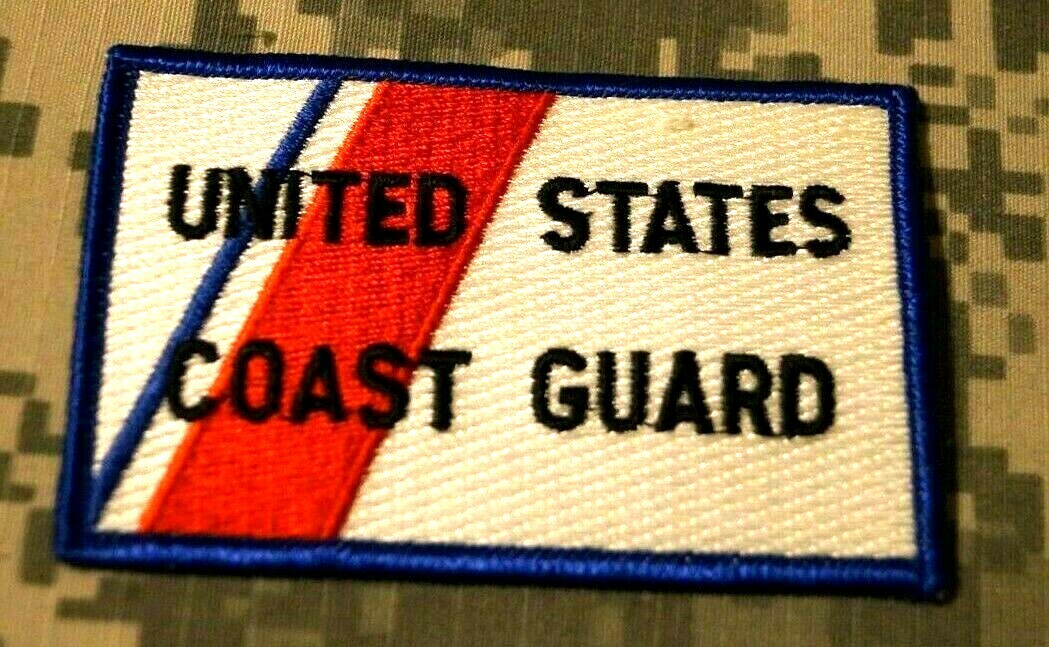NEW United States Coast Guard Embroidered Cap Jacket Military Patch