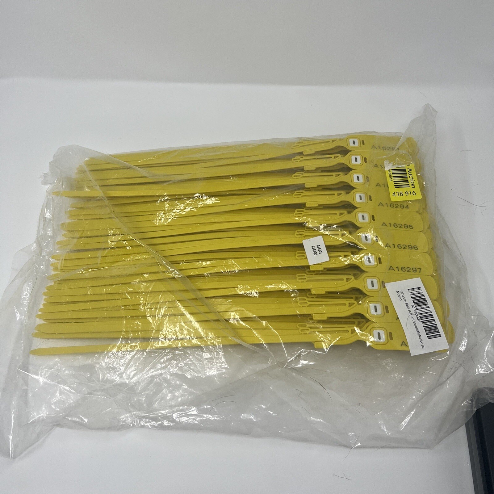 100pcs Plastic Security Seal Container Truck Seal New 100 Sequential 16201-16300