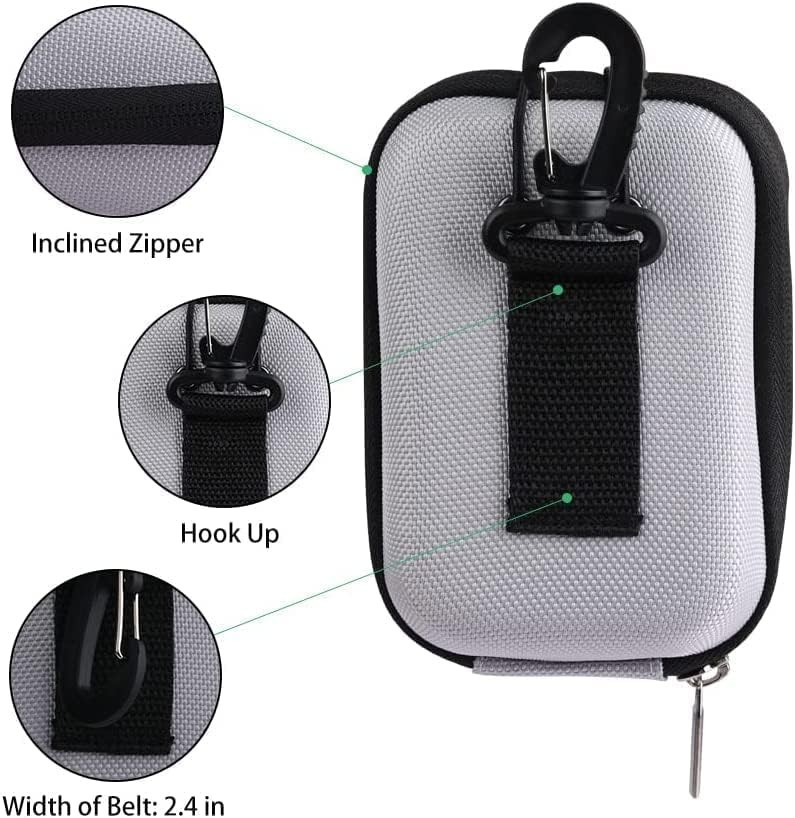 Universal Hard Shell Golf Rangefinder Case - Compatible with Bushnell & Callaway