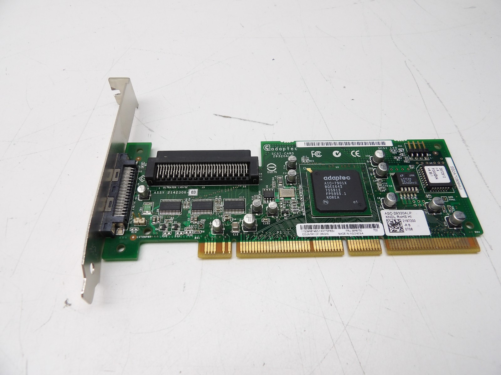 Adaptec 39R8750 AIC-7901XI RAID Controller High Profile Bracket