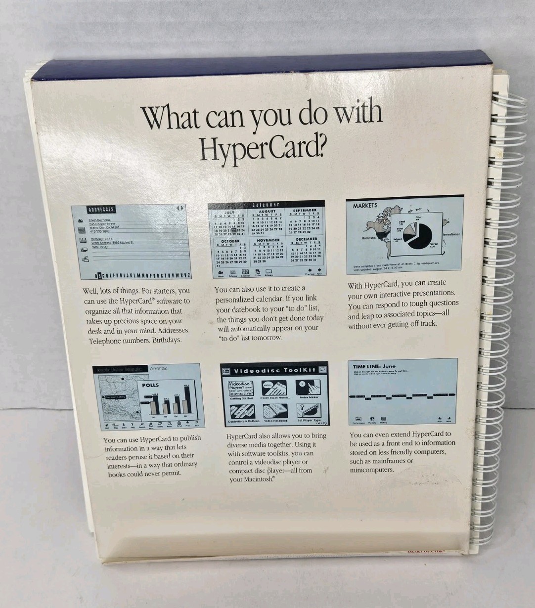 Apple HyperCard Users Guide, HyperTalk Beginners Guide, Program Disks 3.5"