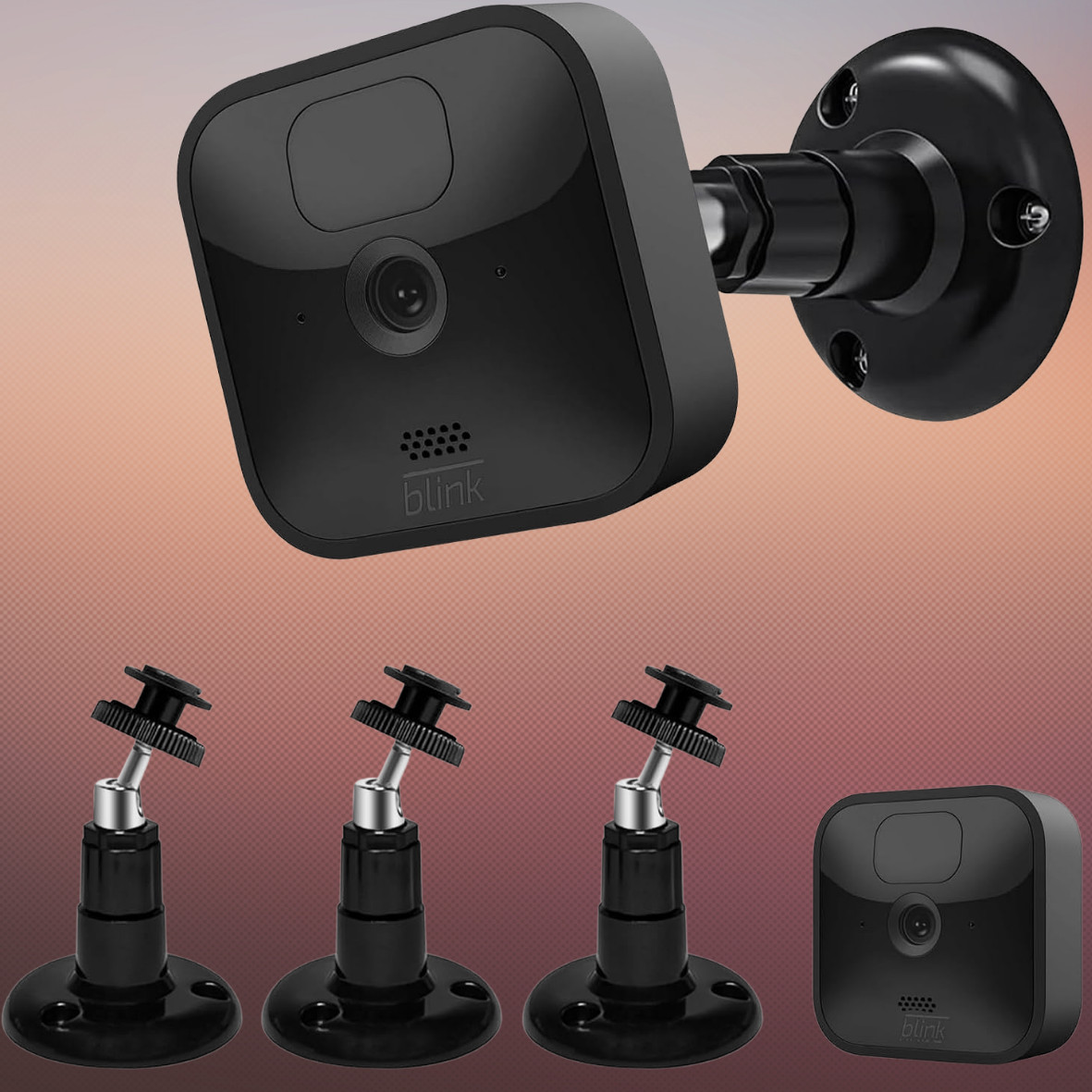 3X Blink XT/2 In/Outdoor Camera Wall Mount Bracket Protective Adjustable Holder