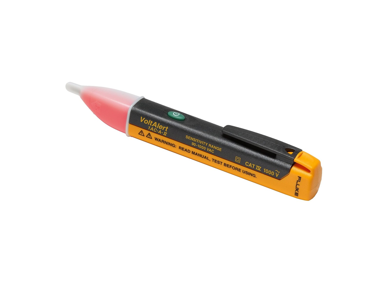 Fluke 1AC II VoltAlert Non-Contact Voltage Tester, Pocket-Sized, 90-1000V AC,...