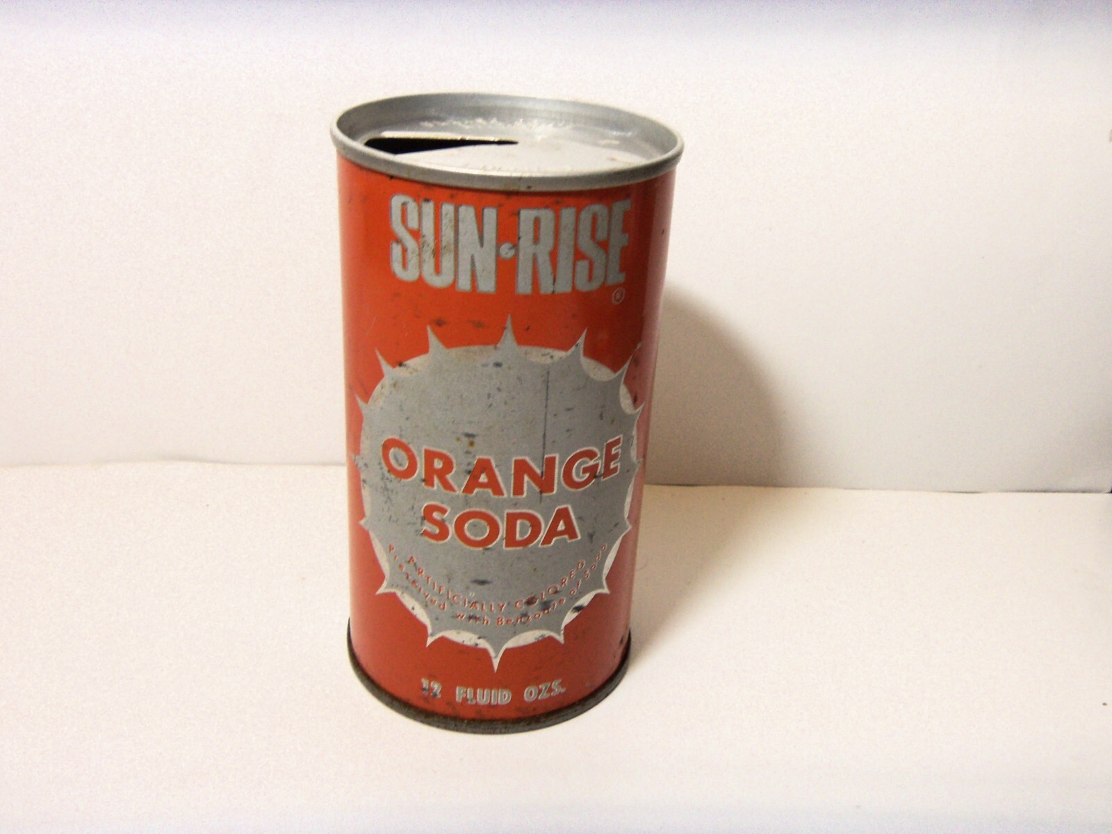 SUN-RISE ORANGE SODA  12 OZ STEEL CAN  ST. JOSEPH, MICHIGAN
