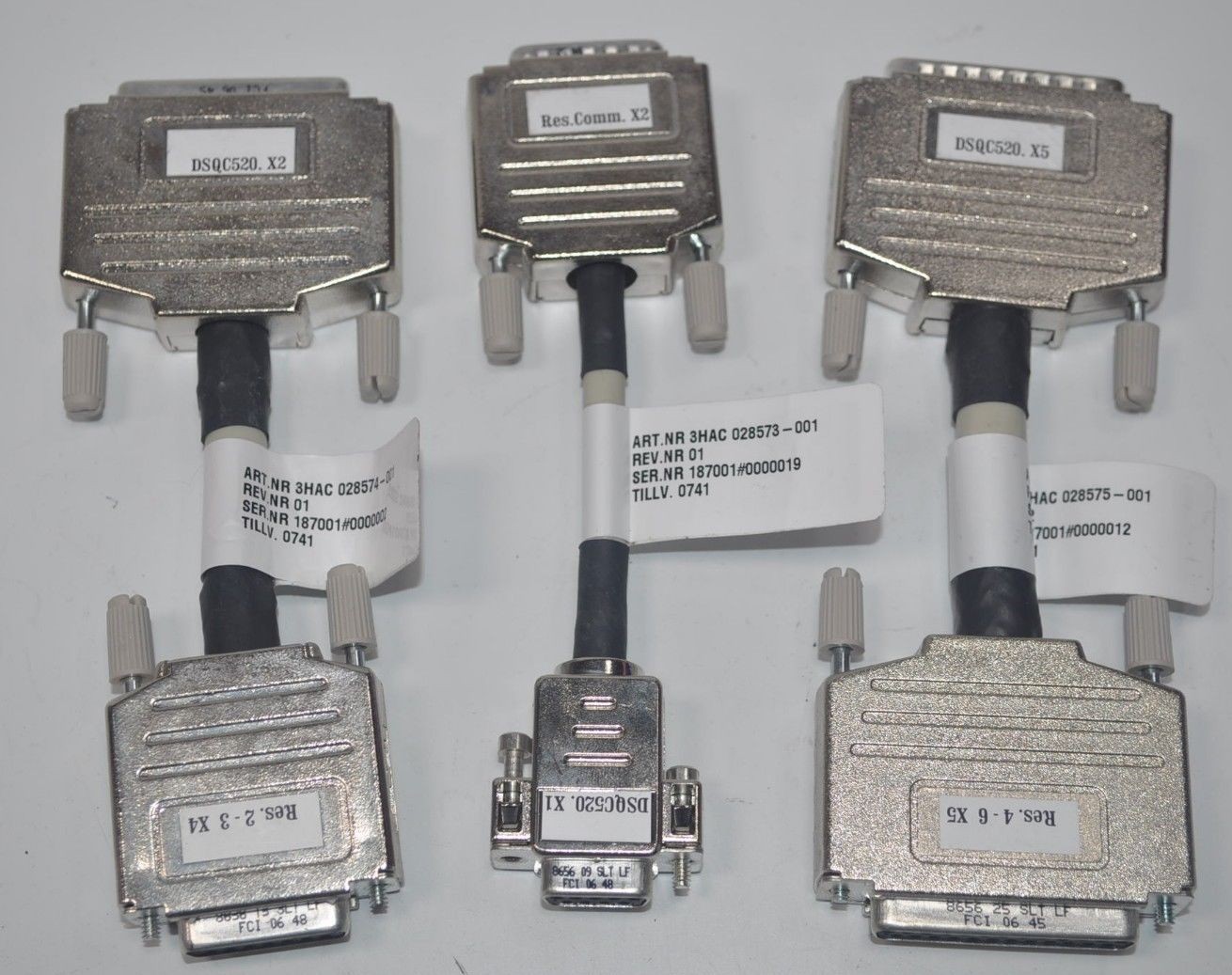ABB IRB 6400 Articulated Robot SMB Cable Adapter Set Part# 3HAC029474-001
