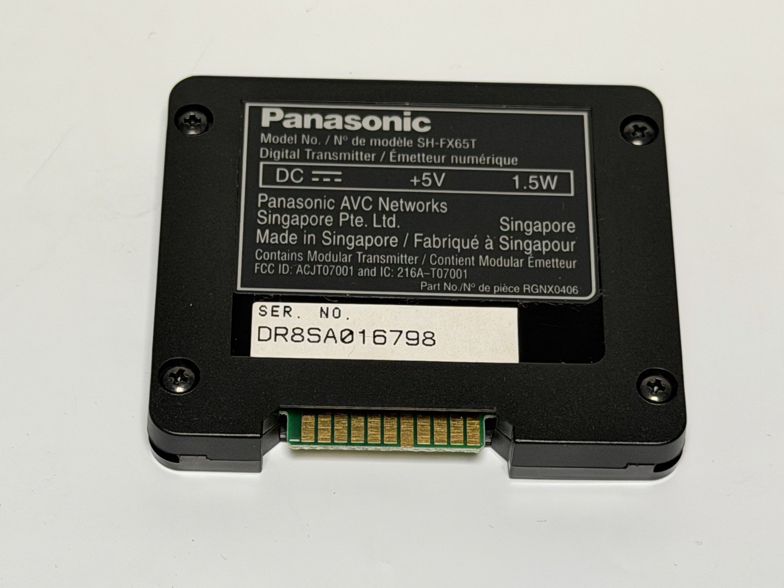 Panasonic SH-FX65T Digital Transmitter - Tested & Working