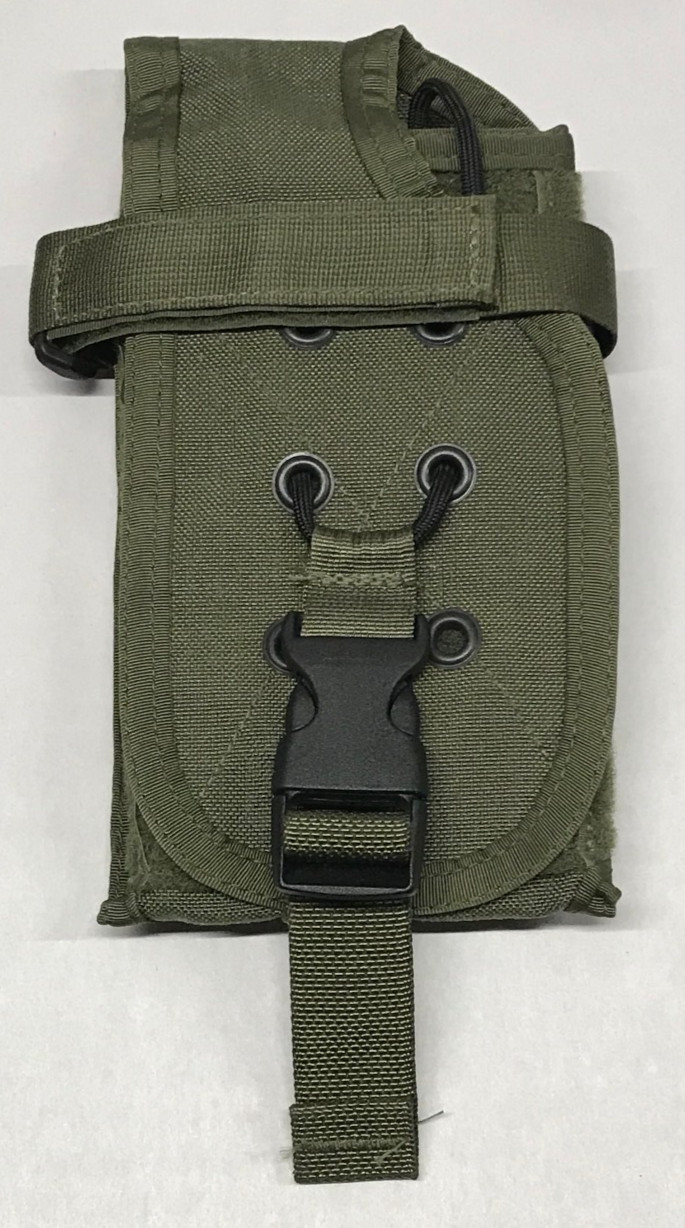 Small Universal Radio Pouch Smoke Green MOLLE NOS