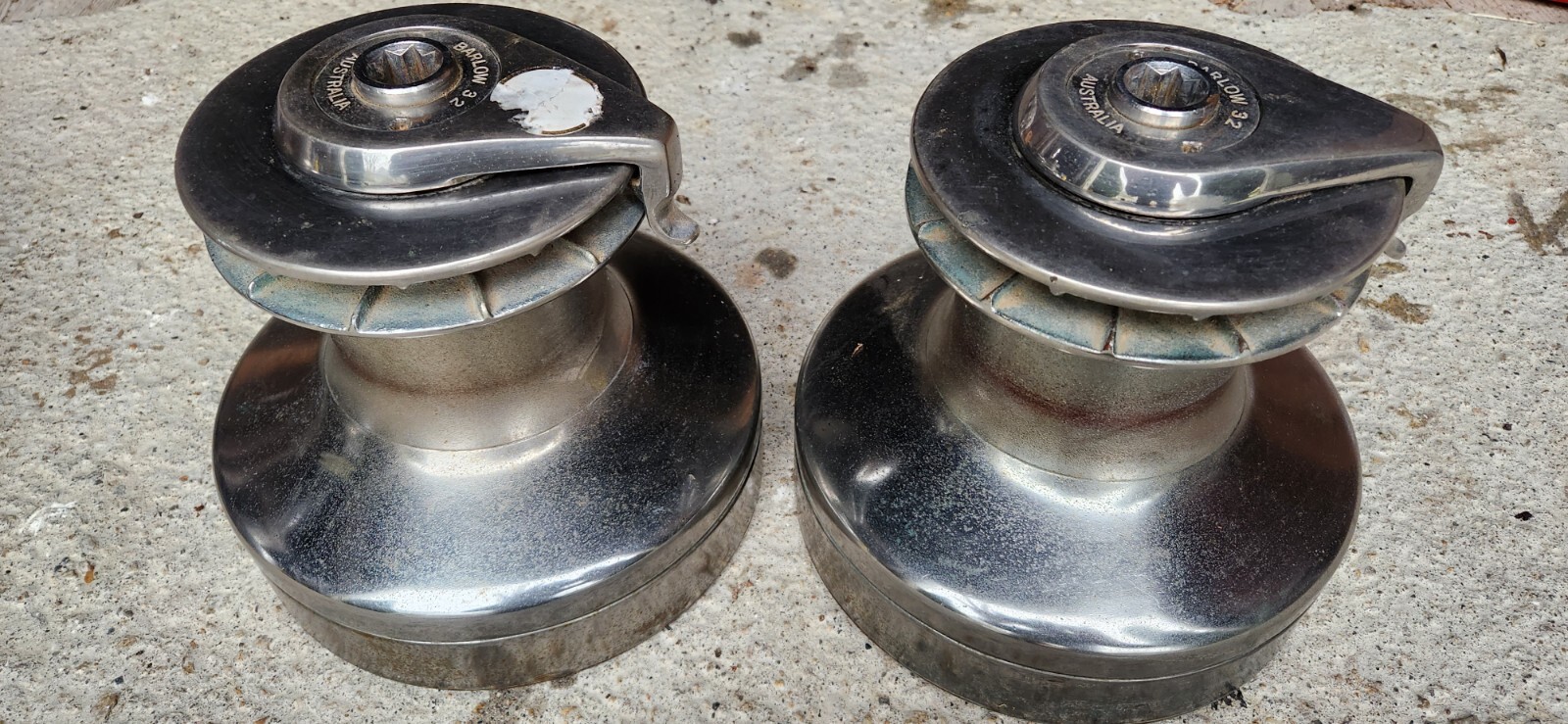 Barlow 32 Self Tailing winches pair