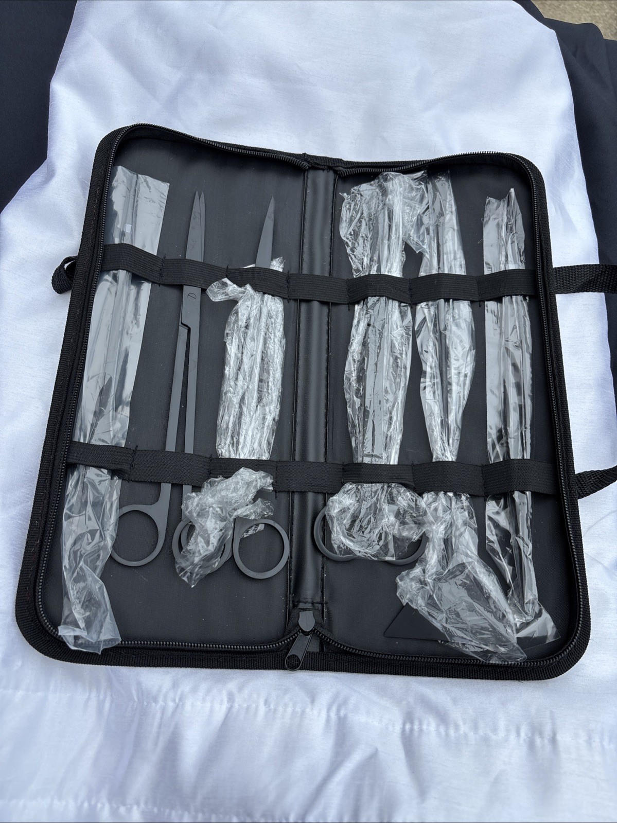 6 in 1 Stainless Steel Aquascaping tool kit, 12.5” Glass Scraper, Never Used