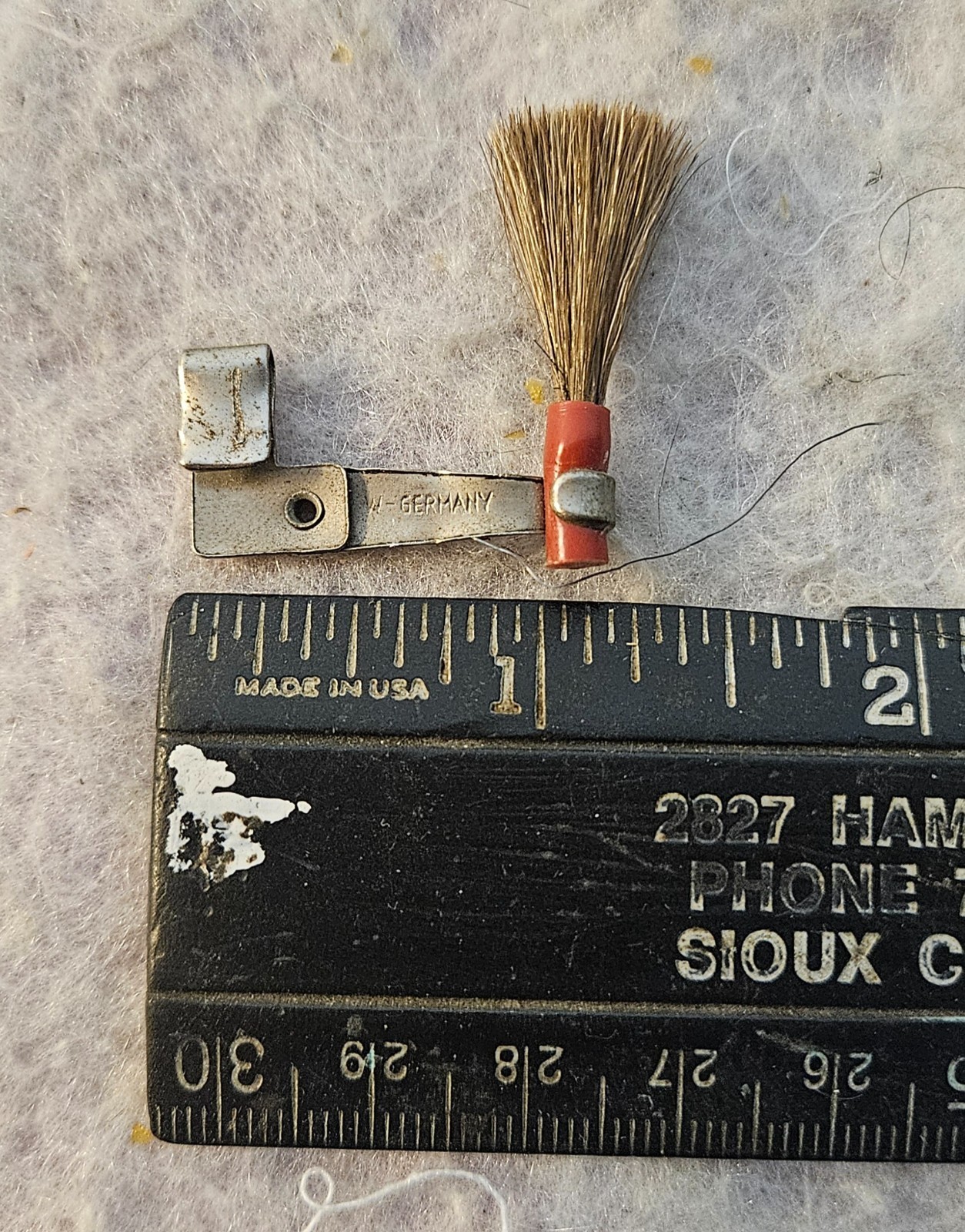 1962 ZENITH MHT-15 Floor Console Stereo Record Needle BRUSH