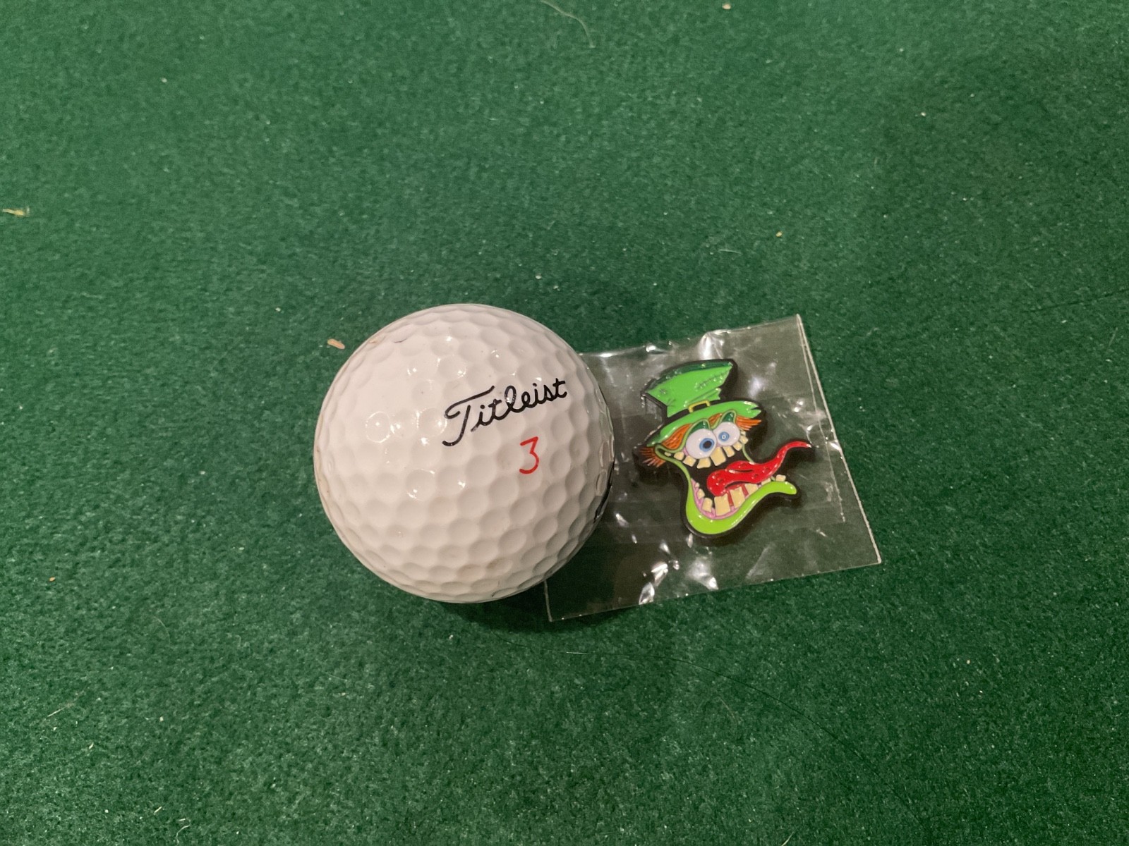 Pins & Aces Whatnot Eats First #12 Golf Ball Marker Brand New