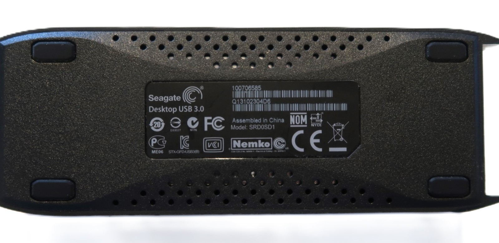 Seagate Backup Plus SRD0SD1 100706585 Sata to USB 3.0 Docking station adapter