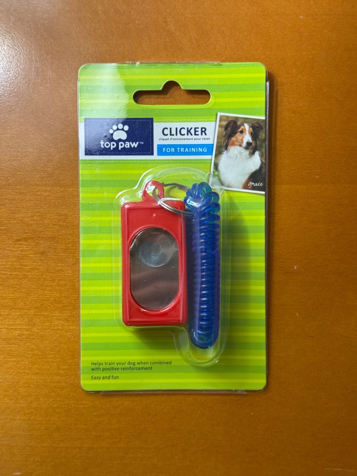 Dog Training Clicker with Wrist Strap Durable Lightweight Easy to Use, Pet Tr...