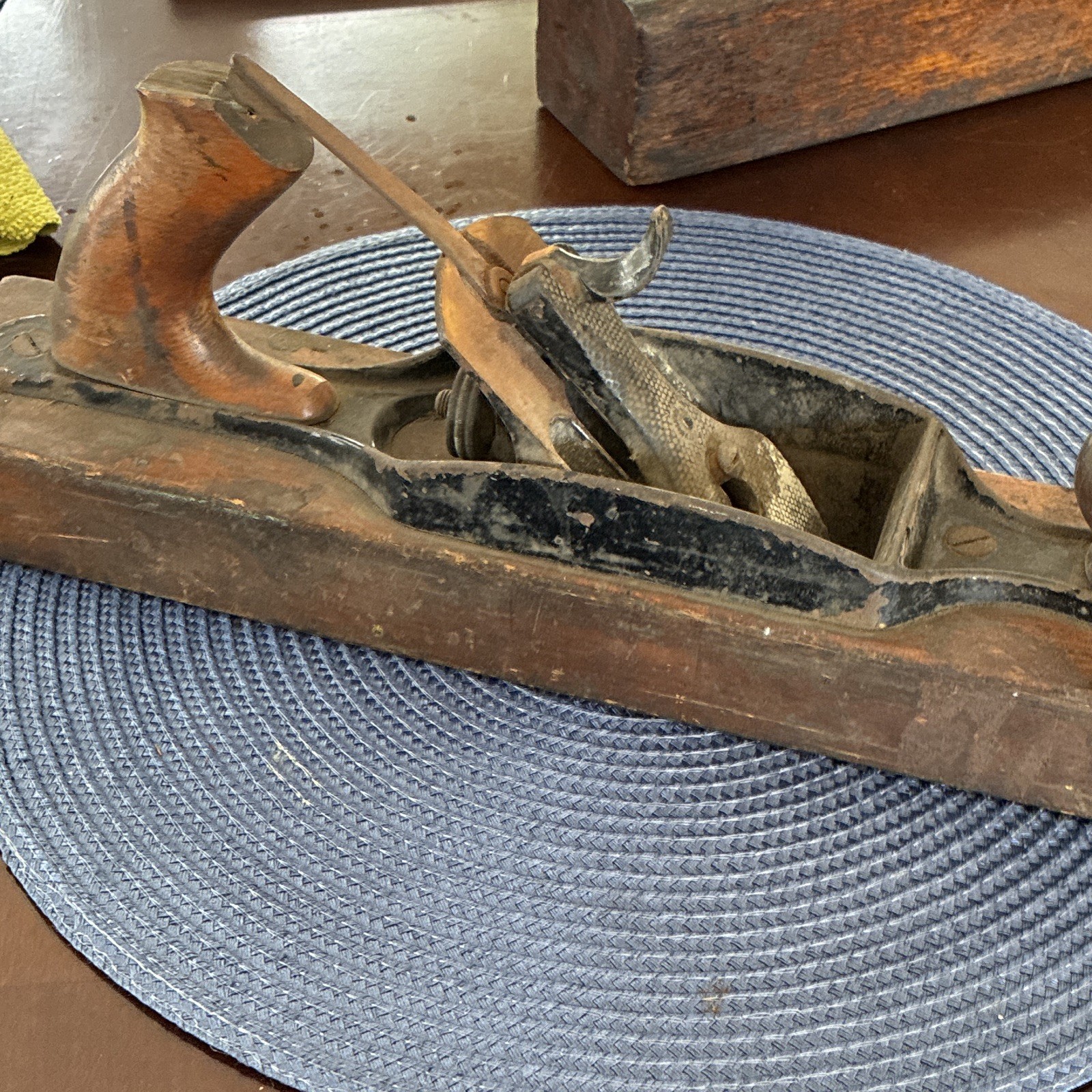 Vintage Antique Stanley Rule & Level Co. No. 27 1/2 Transitional Jack Hand Plane