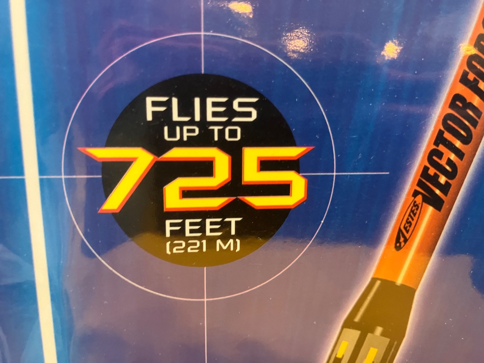 Estes Vector Force Flying Model Rocket Kit #3210 - Sealed