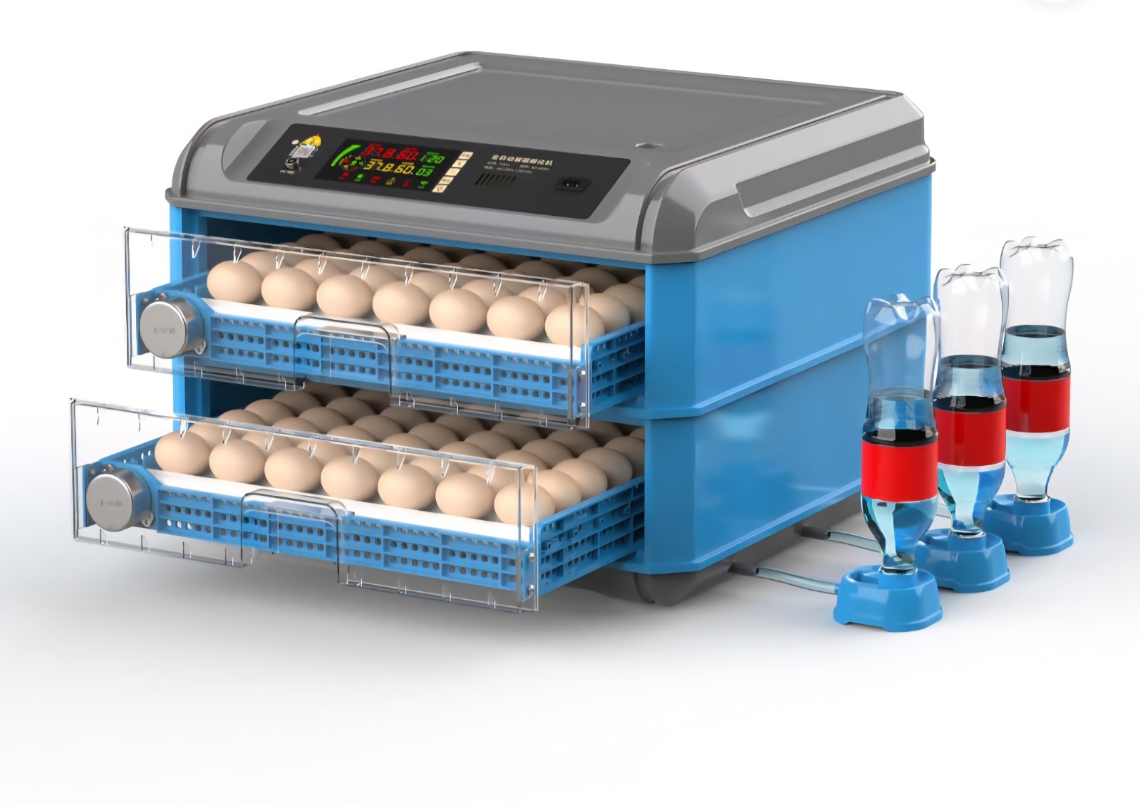 128 Eggs Incubator For Hatching Eggs With Automatic Egg Turning And Humid US