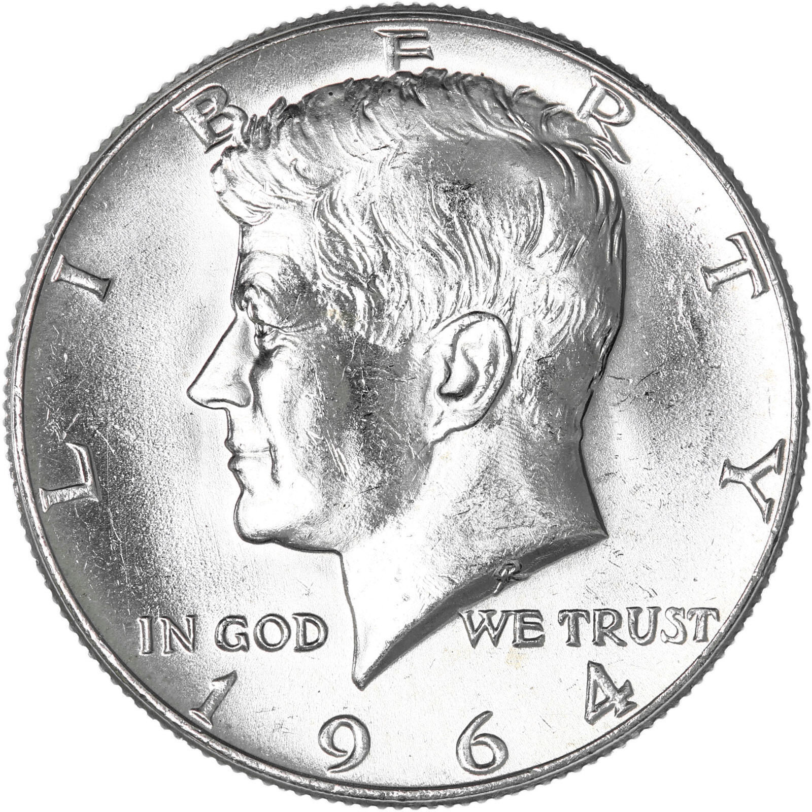 1964 (P) Kennedy Half Dollar 90% Silver BU