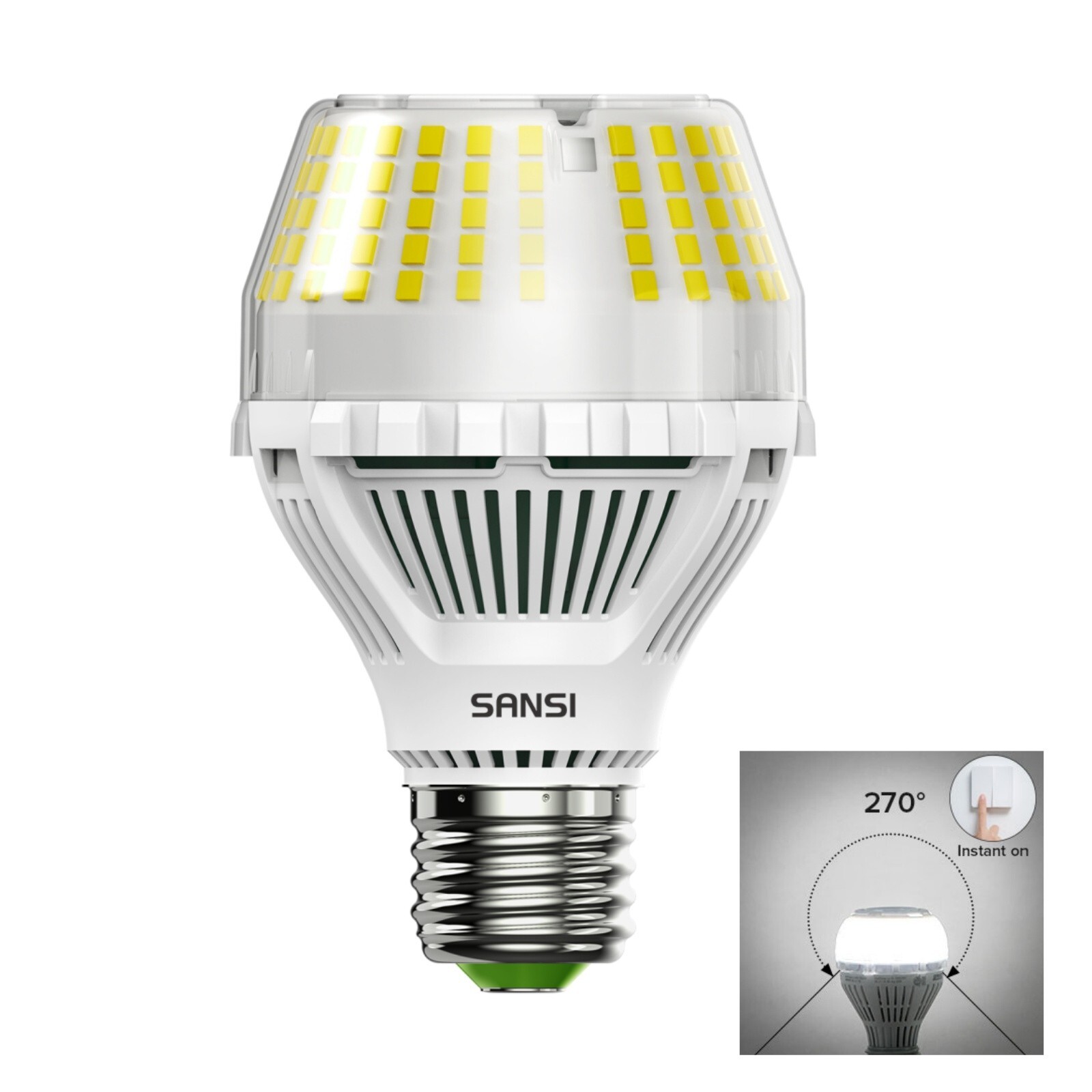 17W=200W A19 E26 LED Light Bulb 2500lm Dimmable Daylight Energy Saving bulbs COC