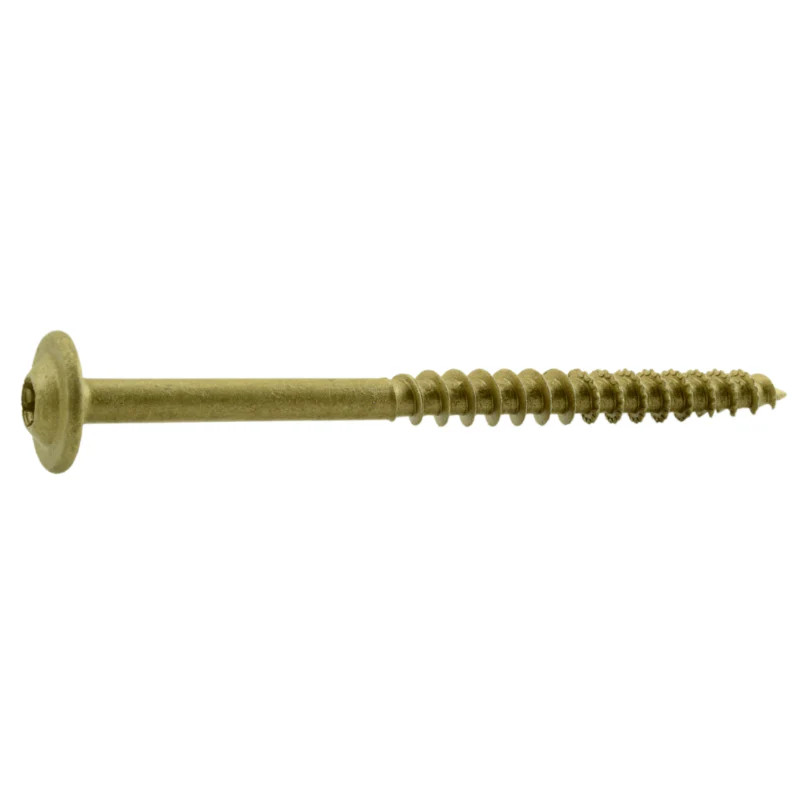 5/16 x 4" Star Drive Tan Lag Saberdrive Screws 10 lb. Bucket (258 pcs.)