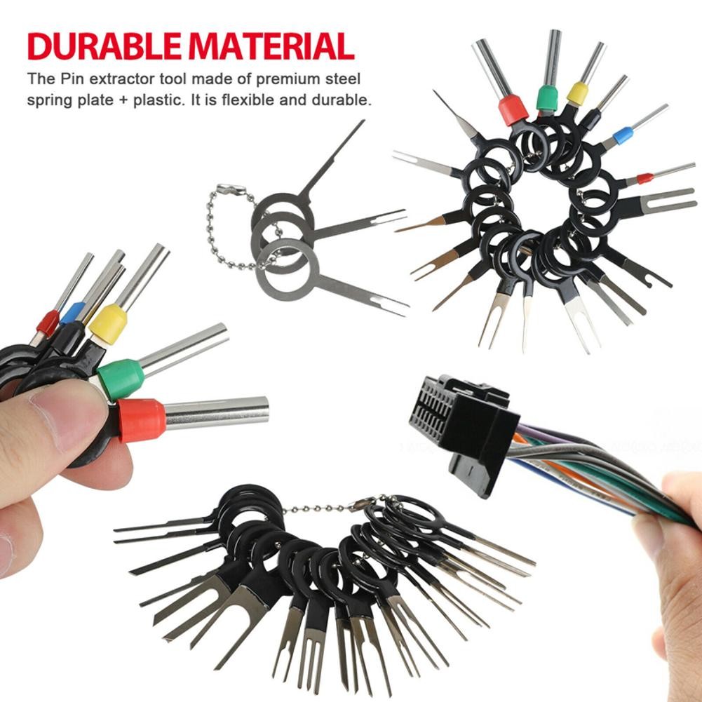 39PCS Wire Terminal Removal Tool Car Electrical Wiring Crimp Connector Pin