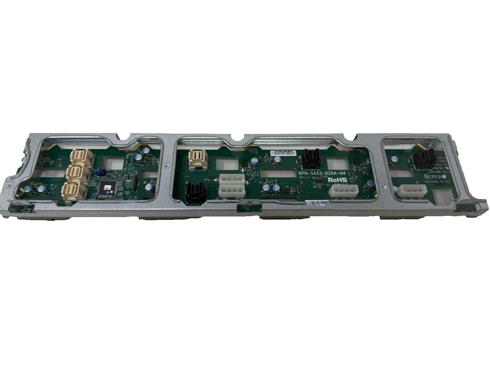 SuperMicro BPN-SAS3-826A-N4  2U 12x 3.5IN SAS/SATA 4x NVMe Backplane