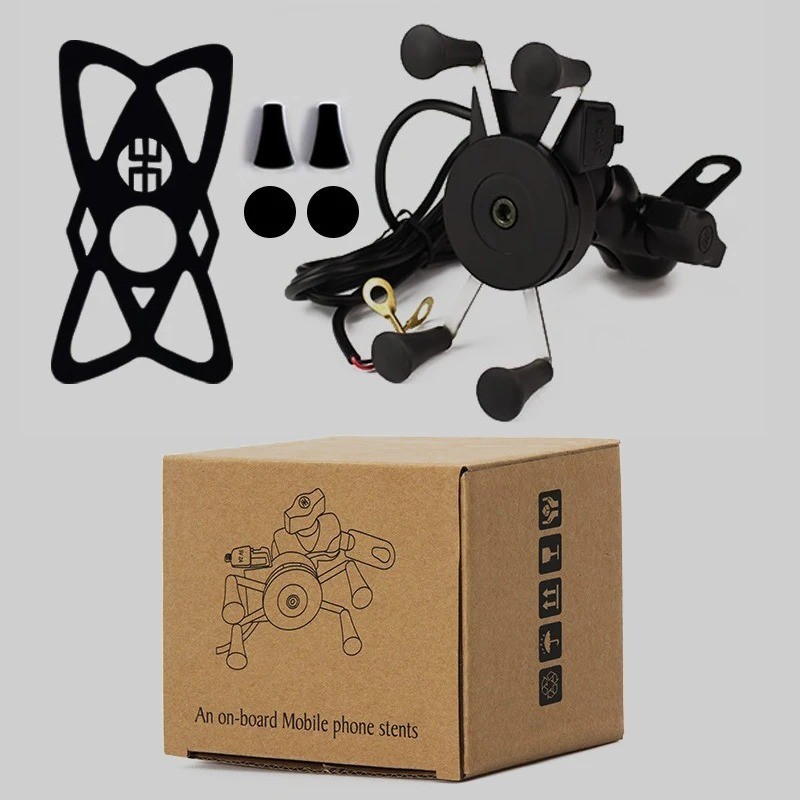 Ram Motorcycle Bike Handlebar Rail Mount X-Grip Holder Cell Mobile Phone Black📱