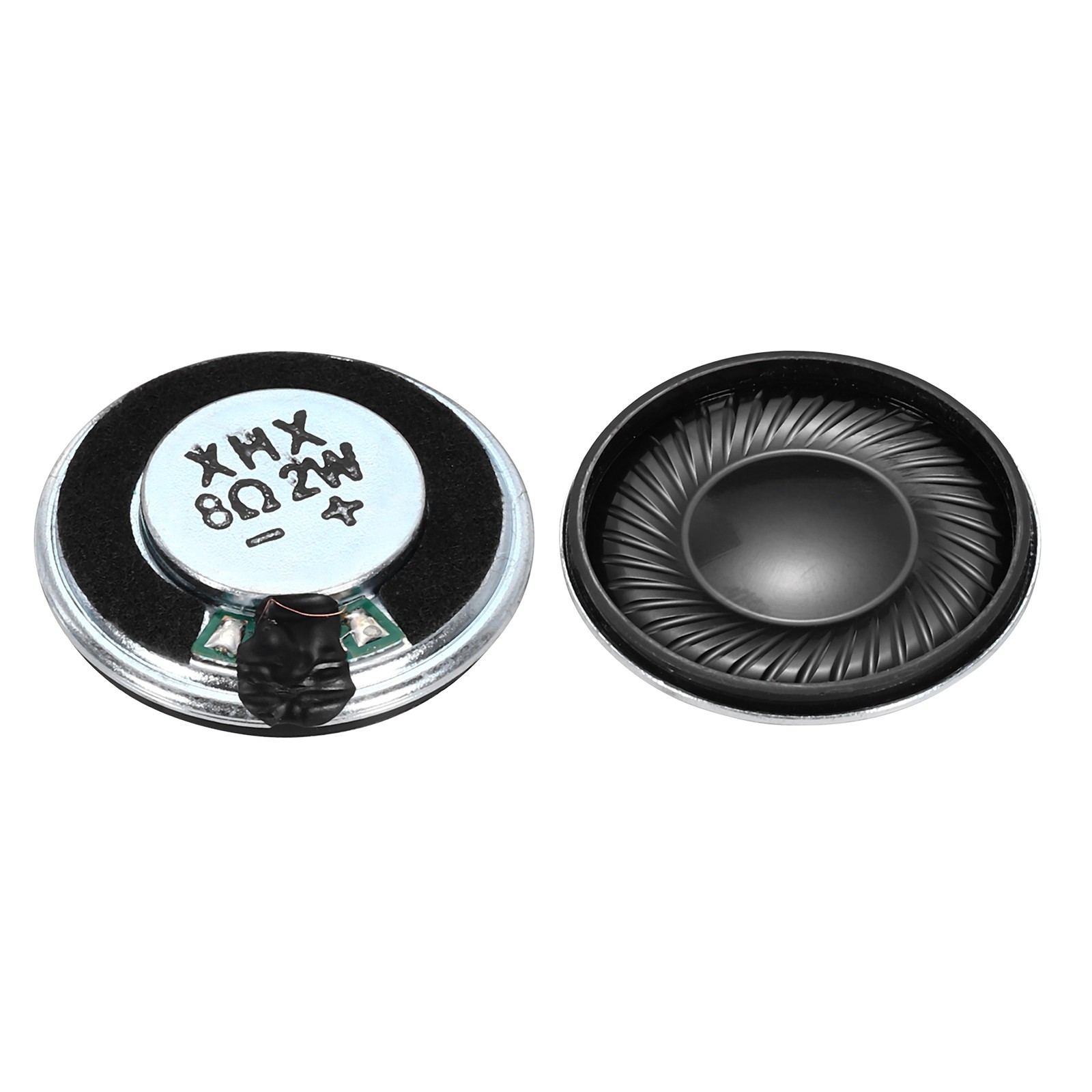 10 Pcs 2W 8 Ohm Small Speakers Metal Shell Round Internal Micro Magnet Speaker