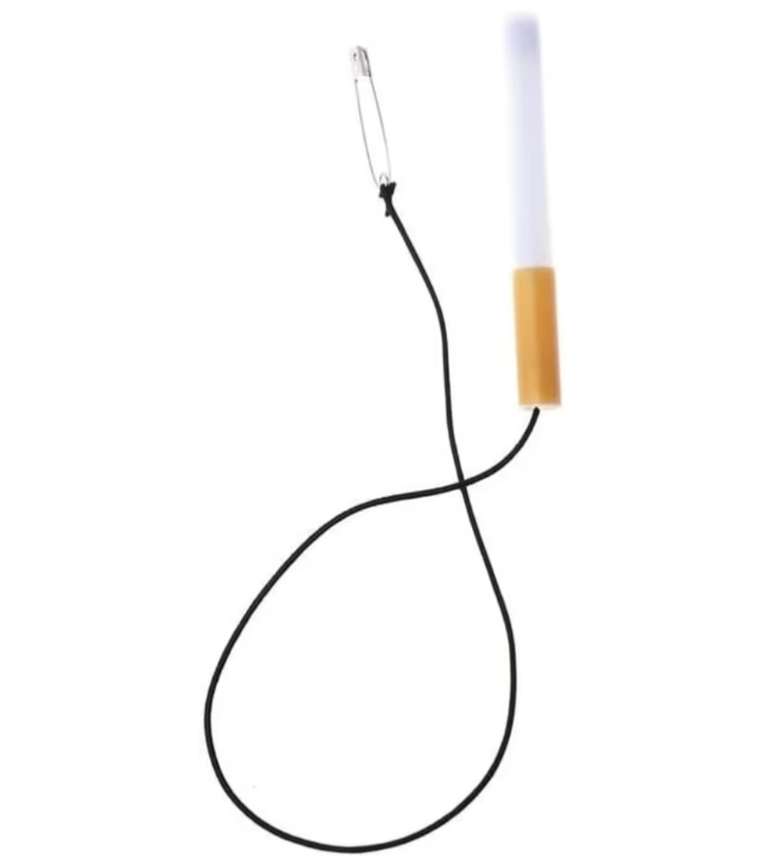 Vanishing Cigarette Up Nose Illusion - Easy to do - Self Working Magic Trick
