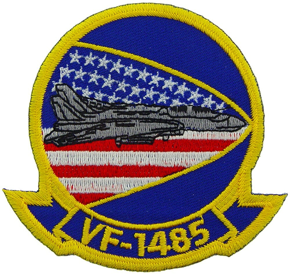 NAVY VF-1485 Embroidered Shoulder Patch (3-3/8") (0607)