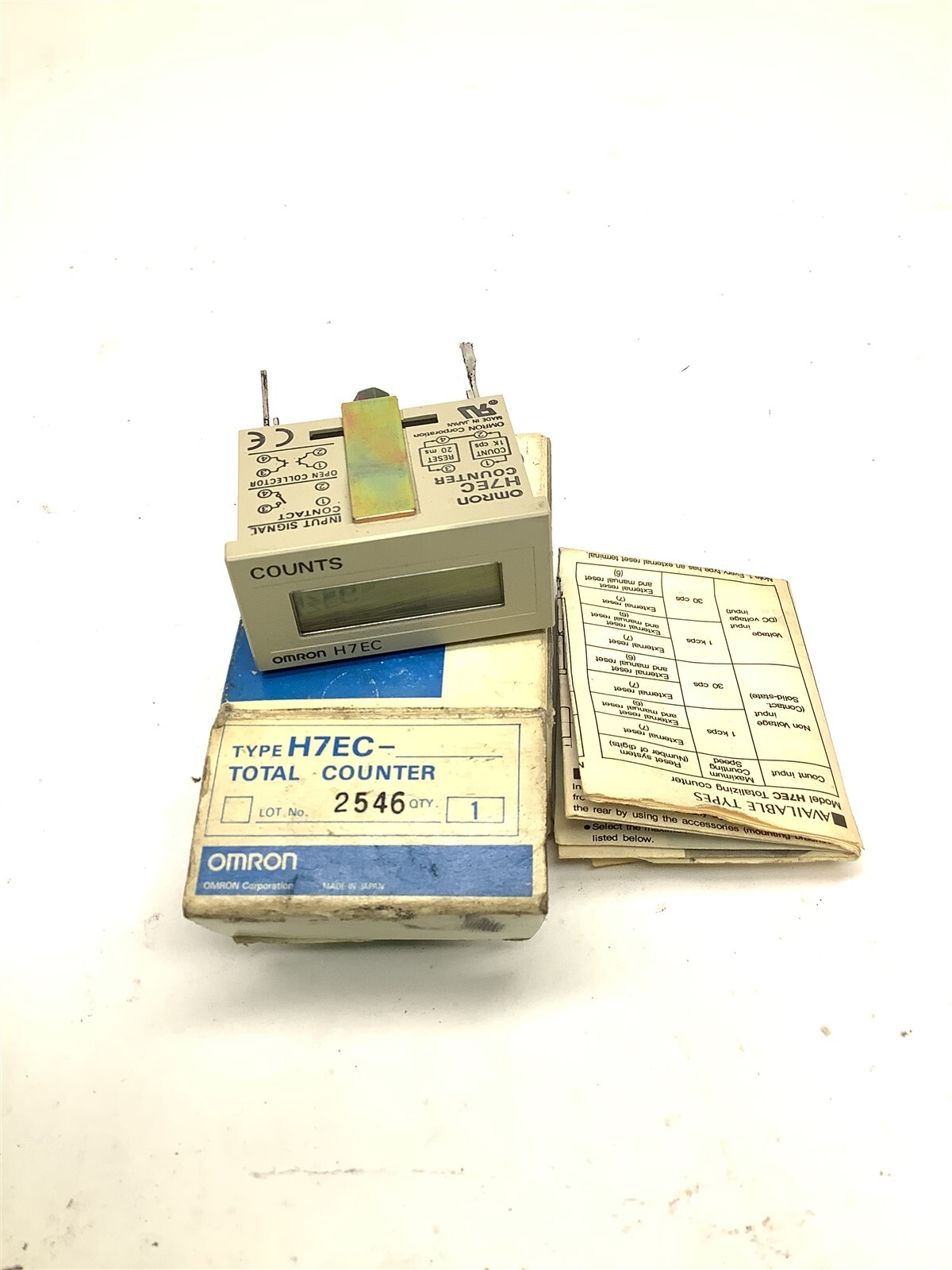 New In Box OMRON H7EC Total Counter D4-2