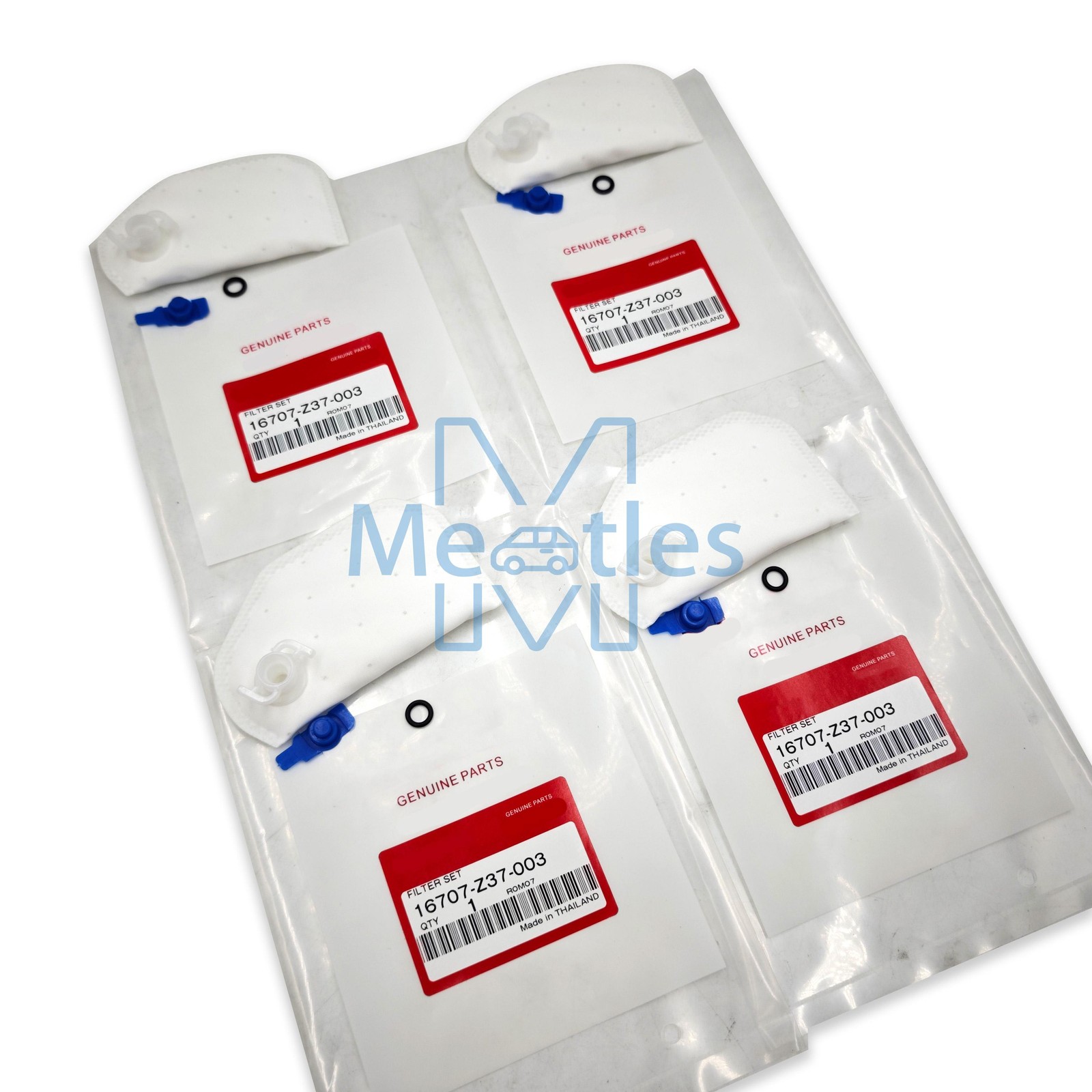 NEW OEM For HONDA 16707-Z37-003 4× FUEL FILTER SET EU7000i EU700iSN