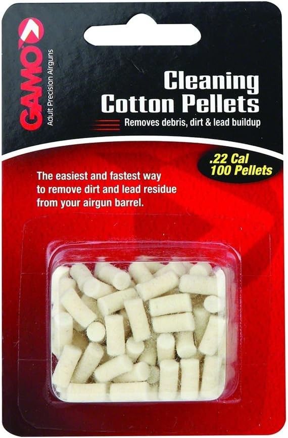 Gamo 621241654CP Air Rifle Cotton Cleaning Pellets, .22 One Size, Multi
