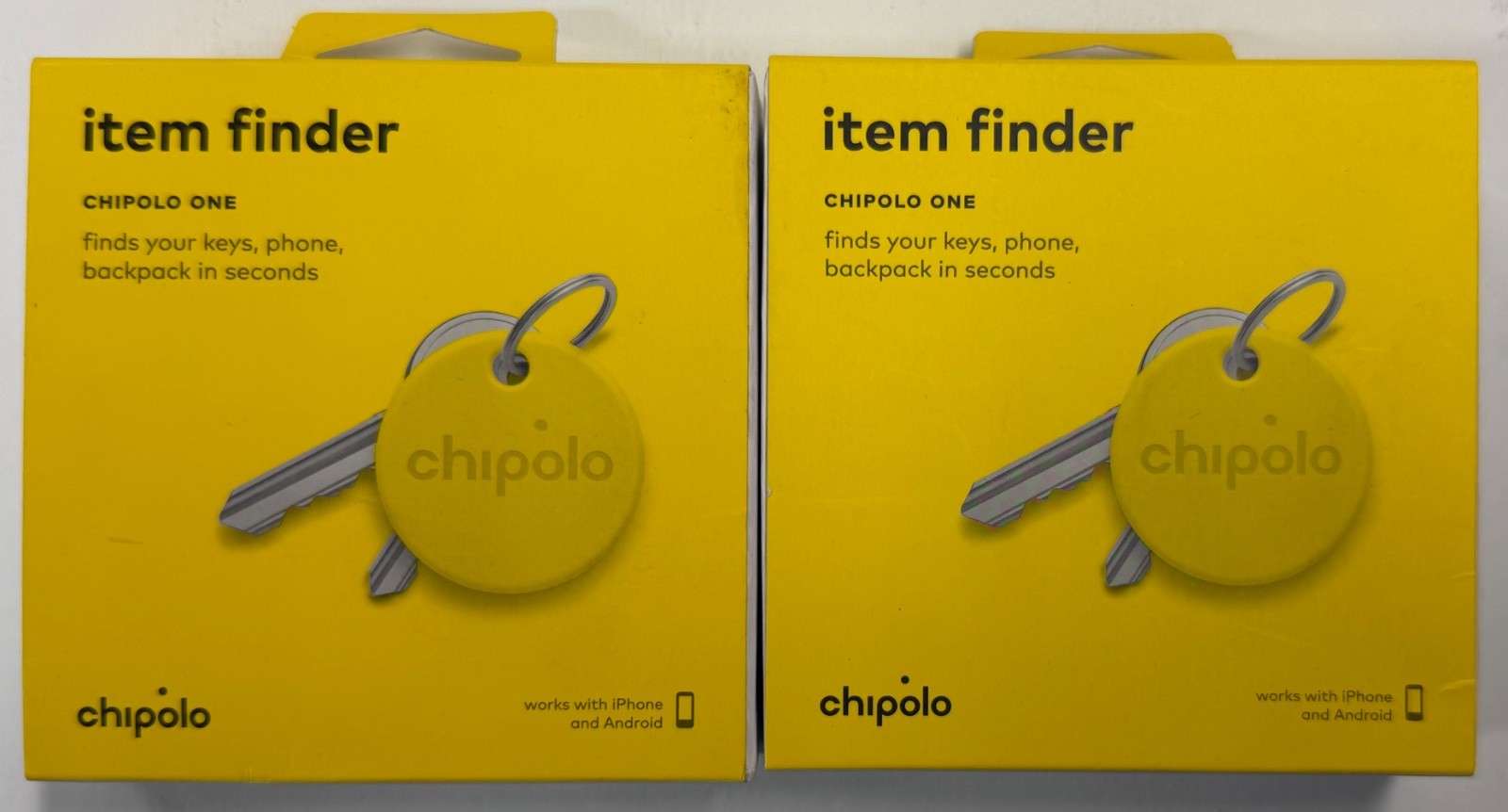 2/$29.99 Chipolo One "Item Finder" Yellow (CH-C19M-YW-R)(052)