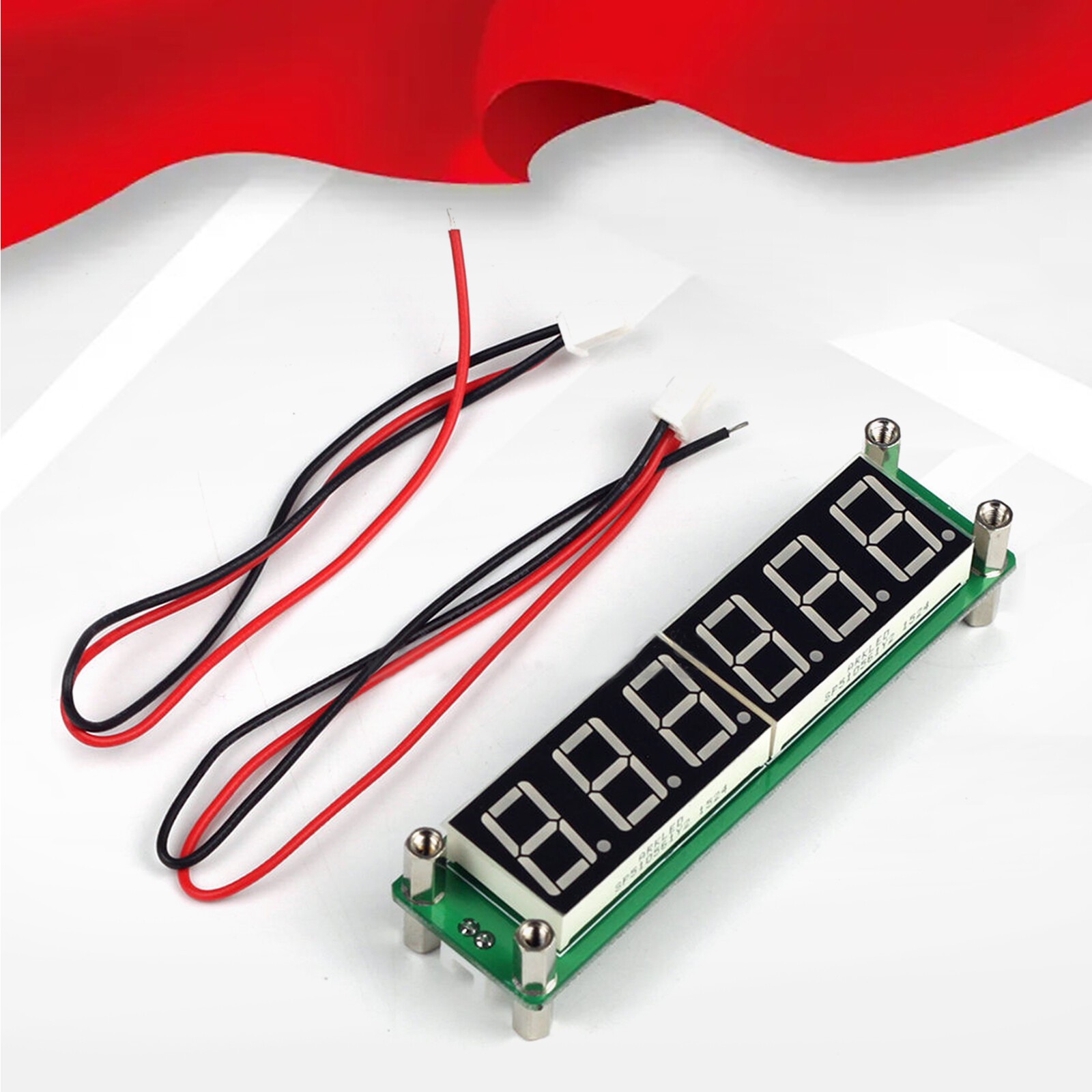 1PC PLJ-8LED-R Red 0.1MHZ - 2.4GHz RF Signal Frequency Counter Cymometer TesteXL