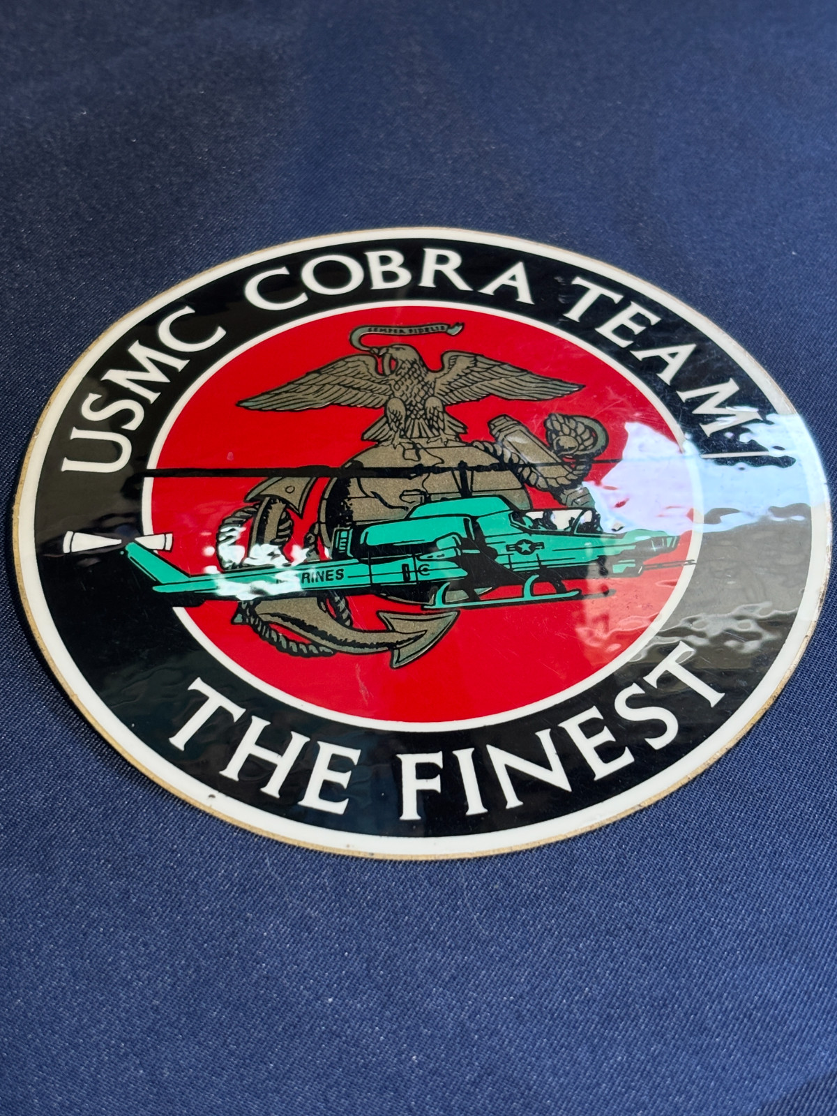 US Marine Corp Cobra Team The Finest decal