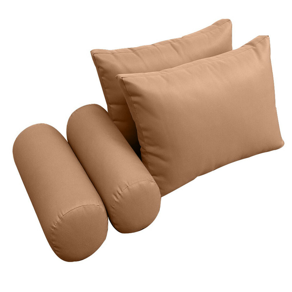 |COVER ONLY| Style 2 Twin Knife Edge Daybed Mattress Bolster Pillow Covers AD104